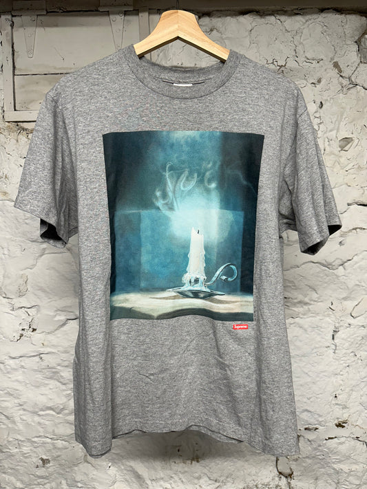 Supreme Candle Grey T-Shirt Sz M
