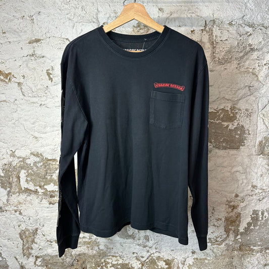 Chrome Hearts Matty Boy Chomper L/S Black Sz L