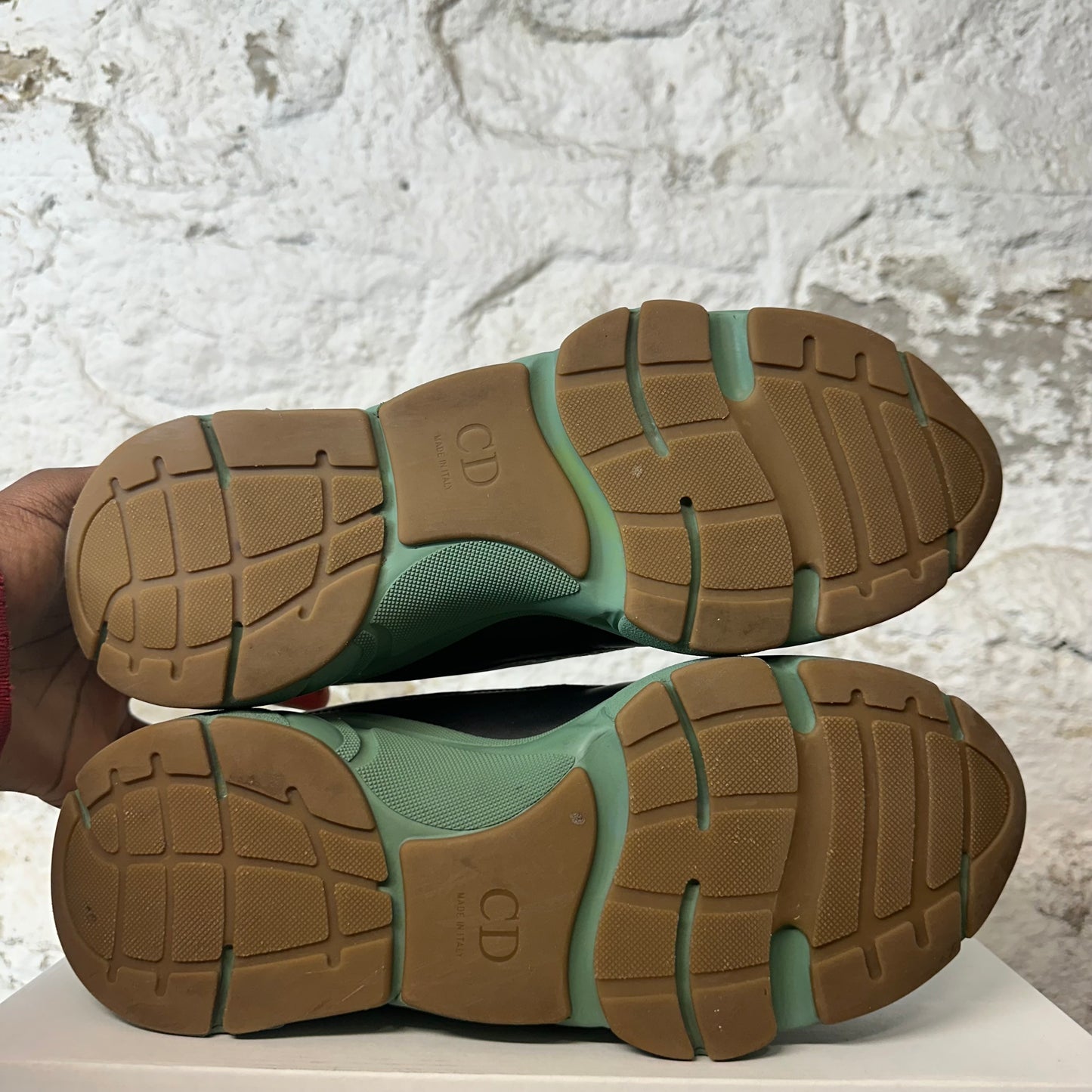 Dior B22 Orange Green Black Sneaker Sz 12 (45)