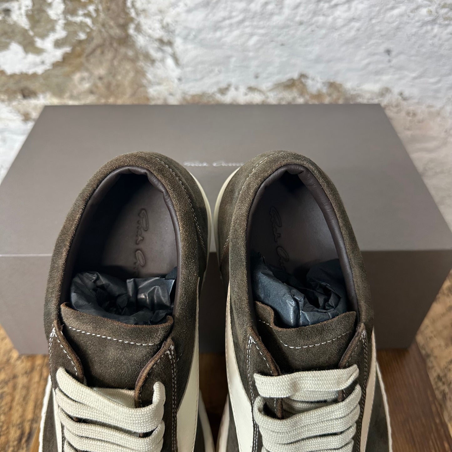 Rick Owens Vintage Indigo Milk Sneaker