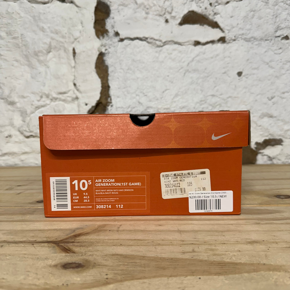 Nike Air Zoom Generation First Game (2003) Sz 10.5 DS
