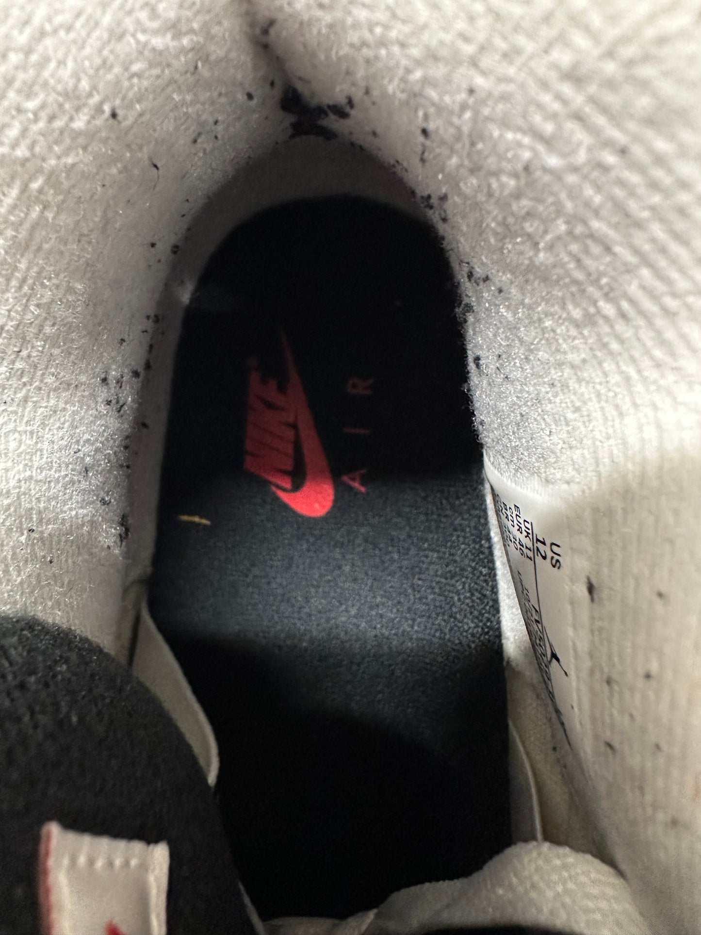 Air Jordan 4 White Cement Sz 12