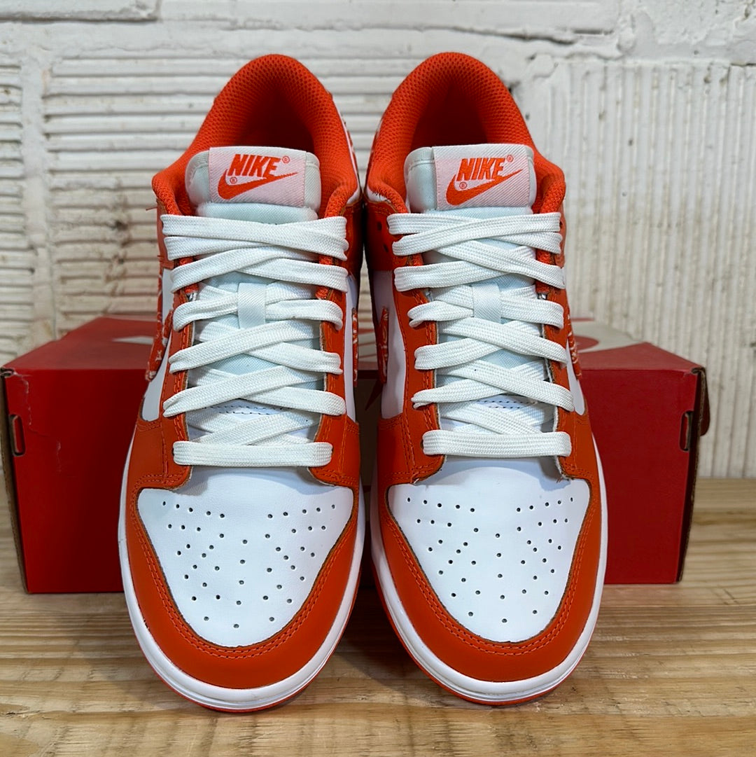 Nike Dunk Low Essential Paisley Pack Orange Sz 7.5(9W)