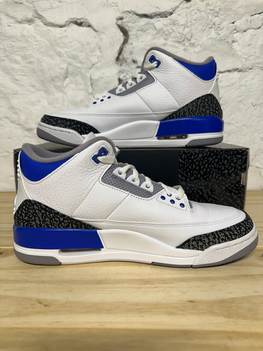 Air Jordan 3 Racer Blue Sz 10