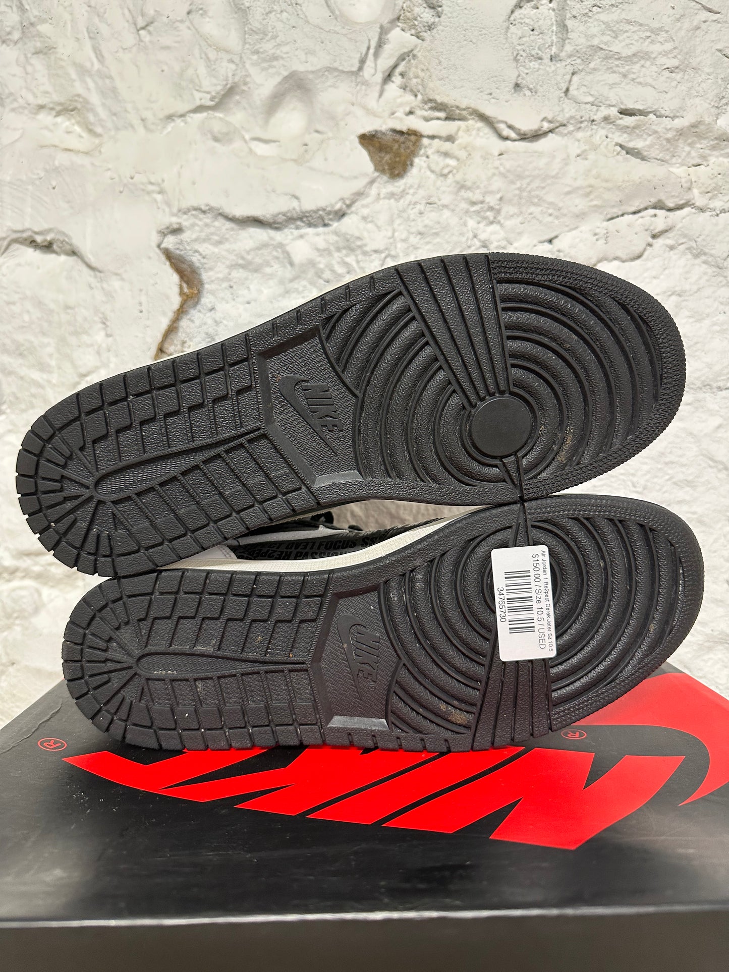 Air Jordan 1 High Re2pect Derek Jeter Sz 10.5