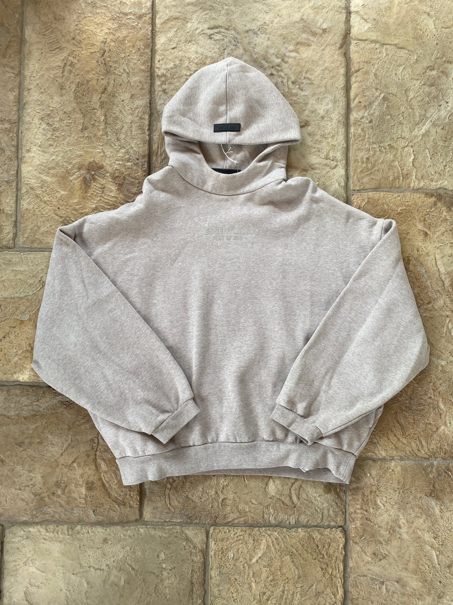 Fear of God Essentials Heather Grey Hoodie