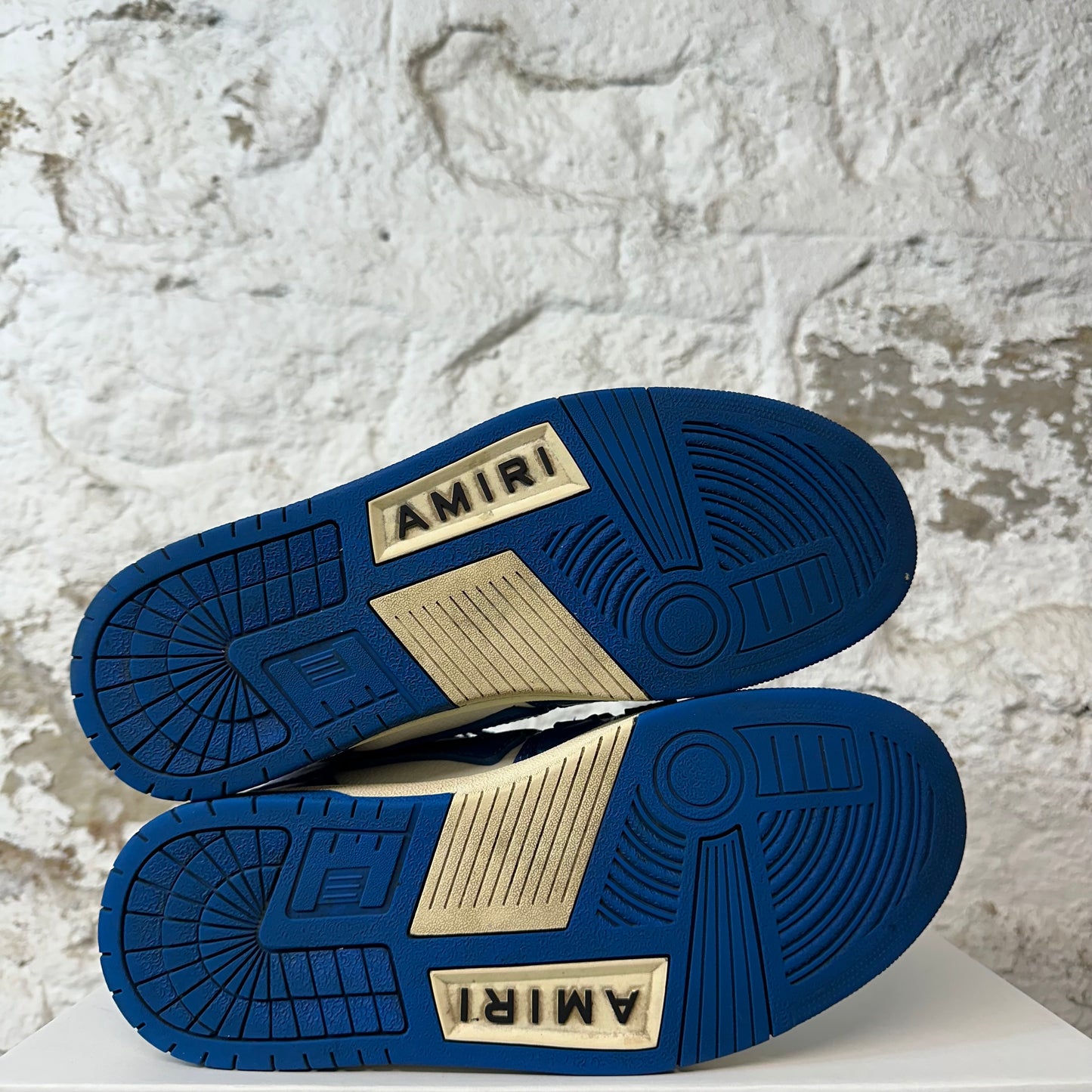 Amiri Blue Skeleton High White Sneaker Sz 8 (41) No Box