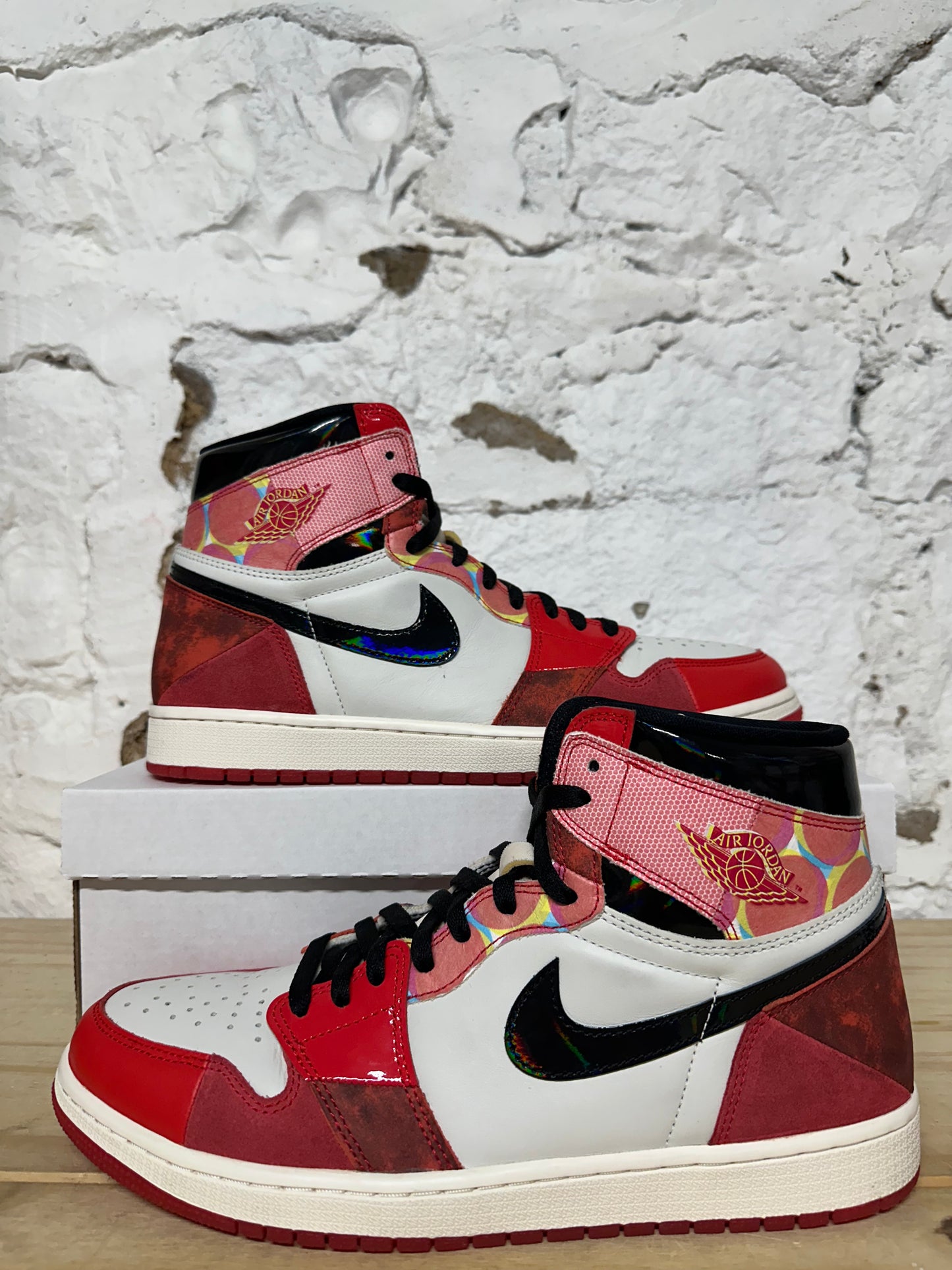 Air Jordan 1 High Spider-Man Across the Spider-Verse Sz 12.5