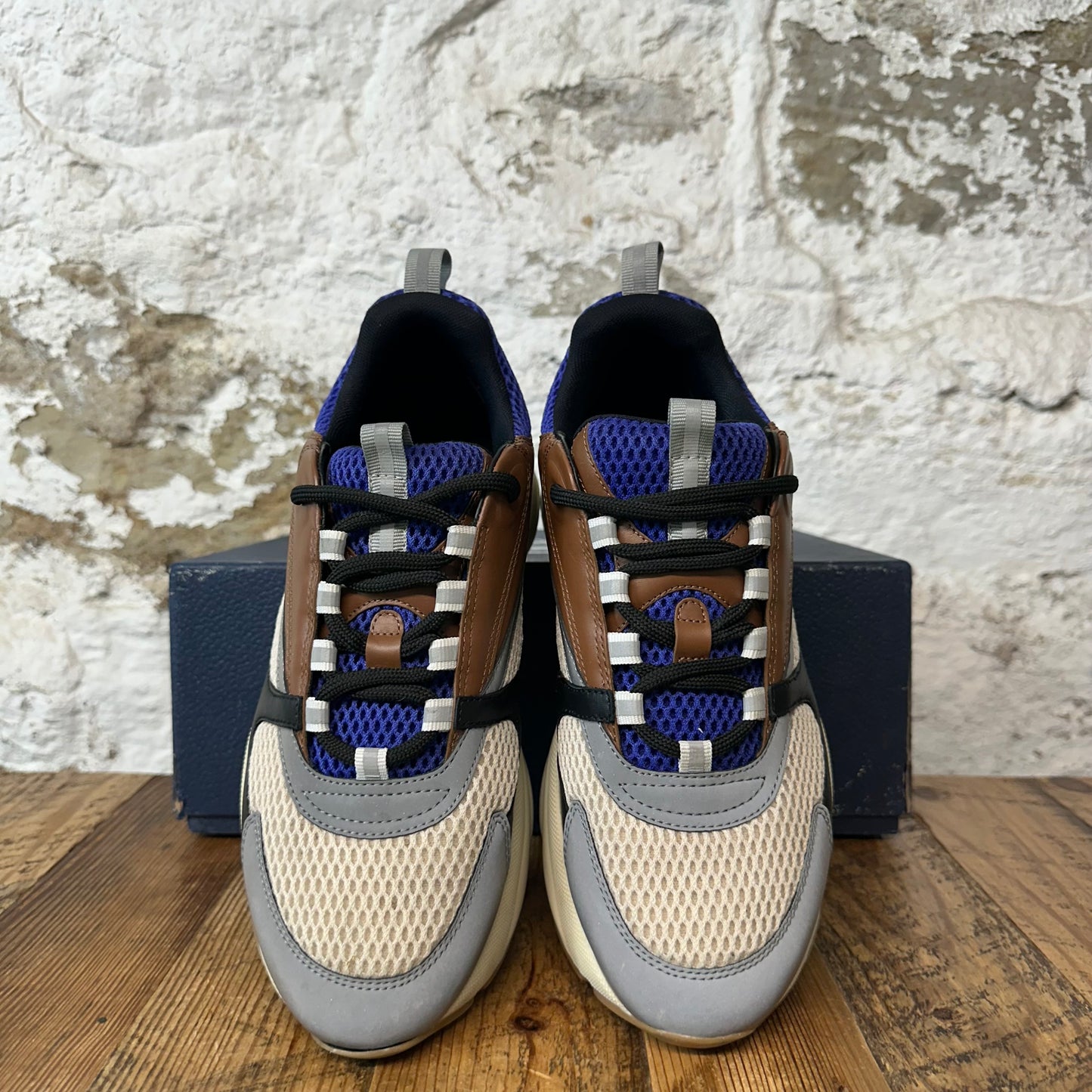 Dior B22 Brown Black Cream Sneaker Sz 9 (42)