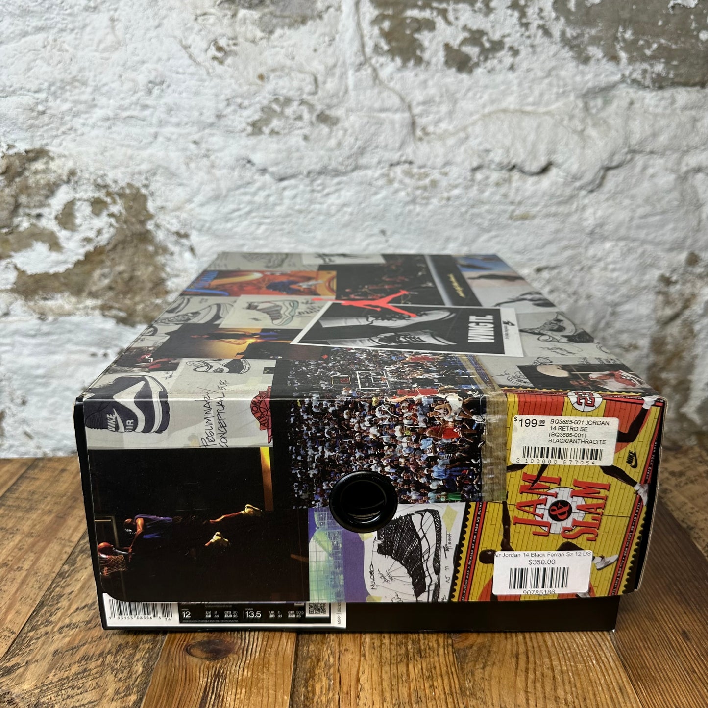 Air Jordan 14 Black Ferrari Sz 12 DS