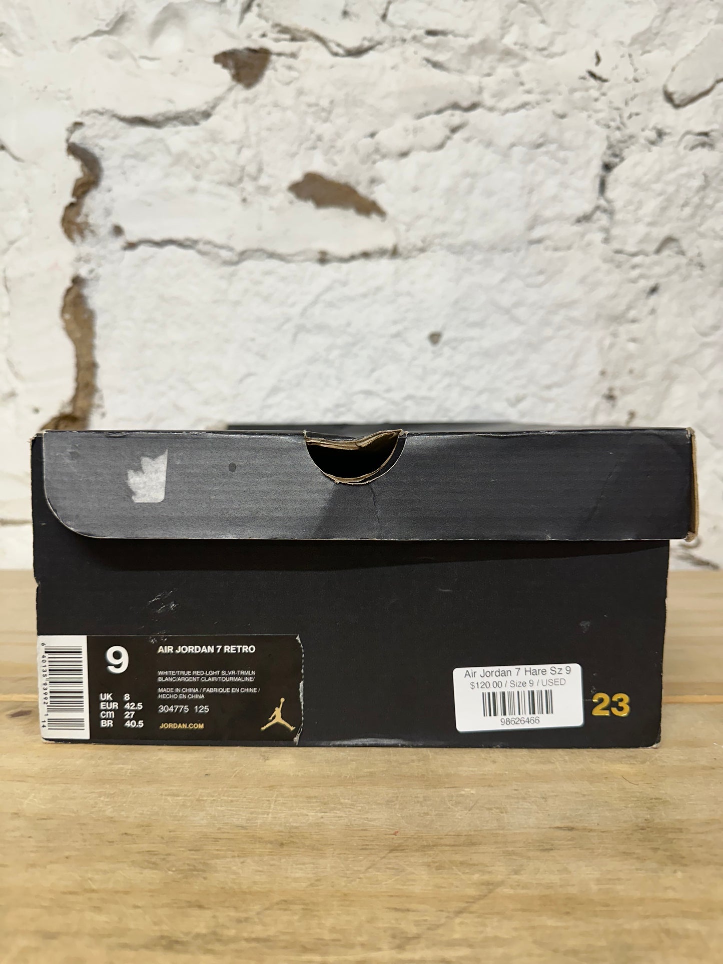 Air Jordan 7 Hare Sz 9