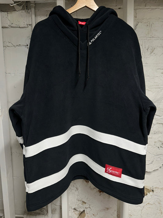 Supreme Polartec Hockey Jersey Hoodie Sz L