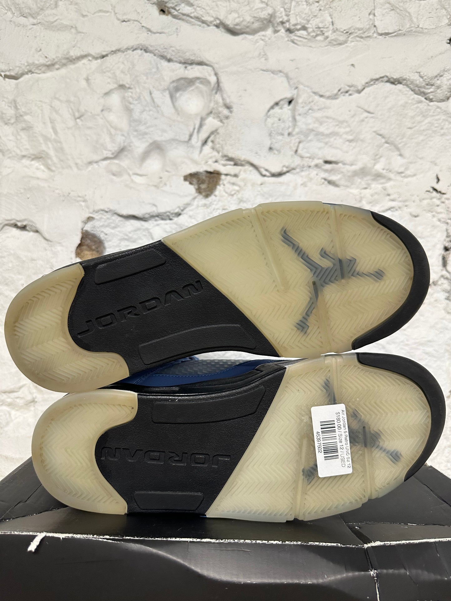 Air Jordan 5 UNC University Blue Sz 12