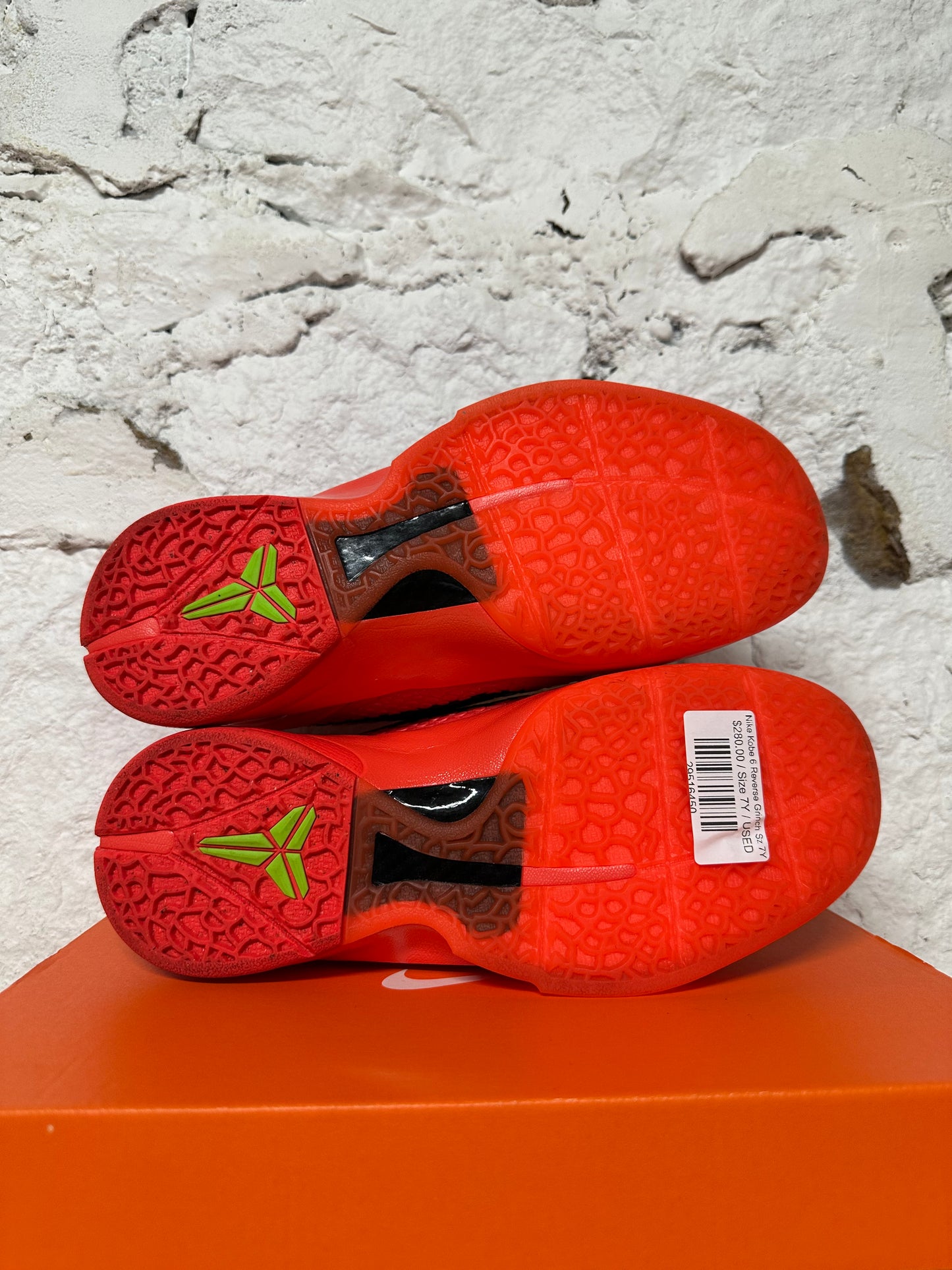 Nike Kobe 6 Protro Reverse Grinch Sz 7Y