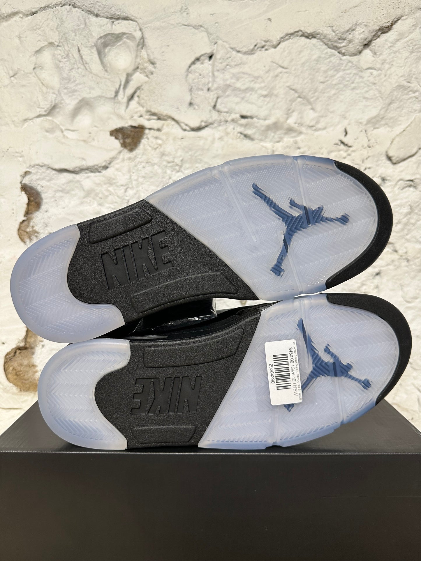 Air Jordan 5 Black Metallic Reimagined Sz 12 DS