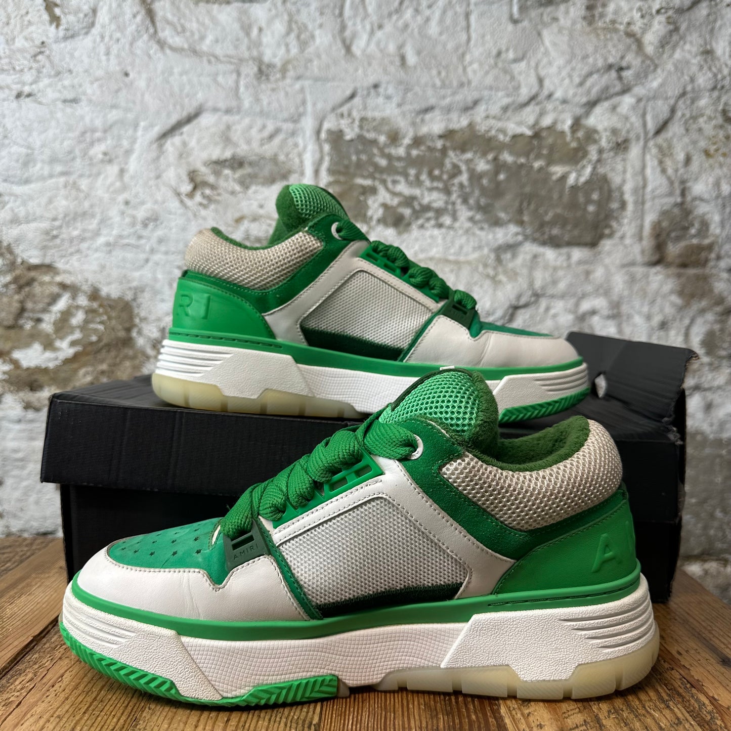 Amiri MA-1 Green White Sneaker Sz 11 (44)