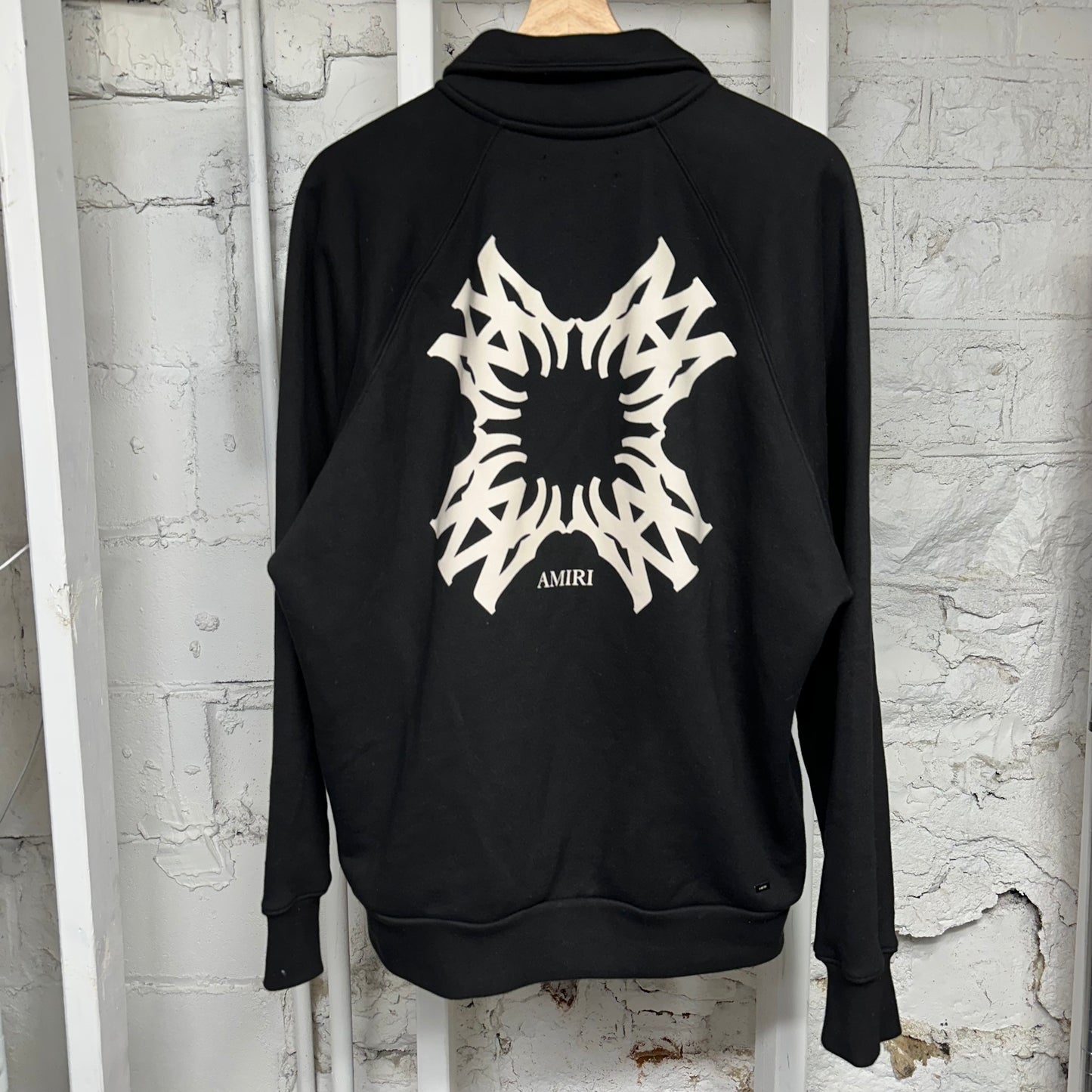 Amiri MA Quad Quarter Zip Sweatshirt Sz M
