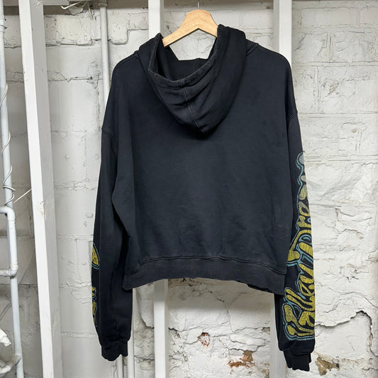 Vale Liberty Black Zip Up Hoodie Sz S