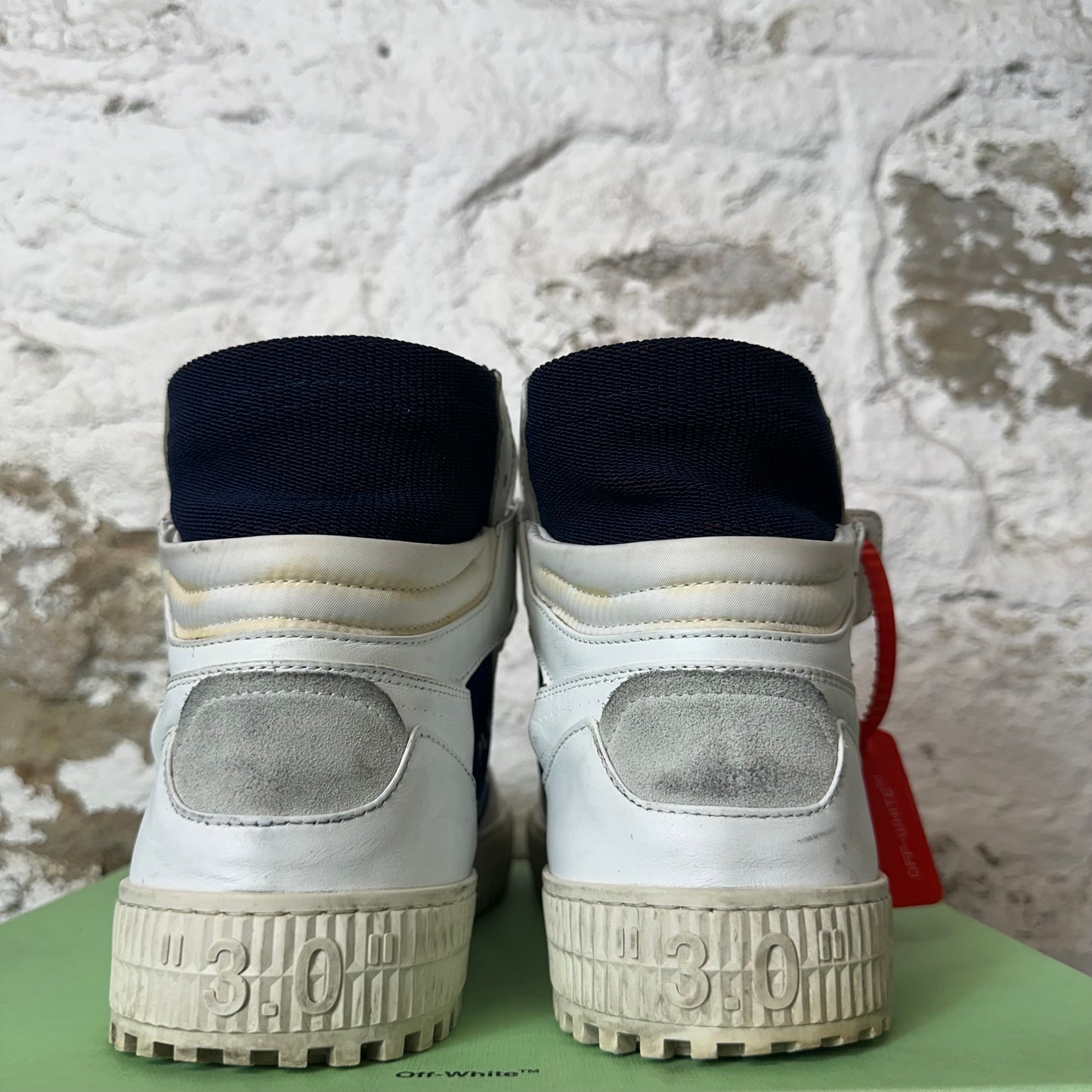 Off-White Court 3.0 Blue White Sneaker Sz 11 (44)