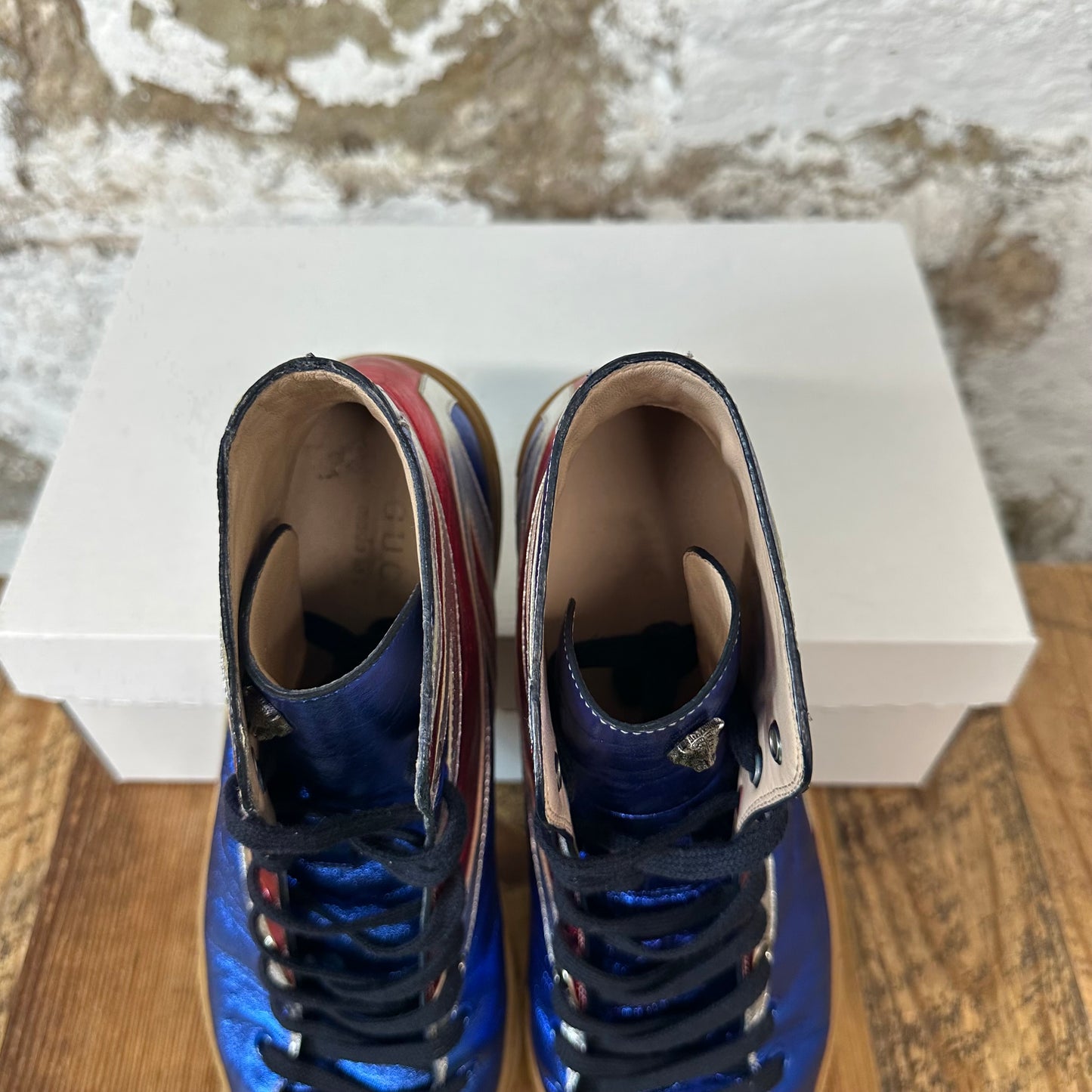 Gucci High Union Jack Sneaker Sz 9 No Box
