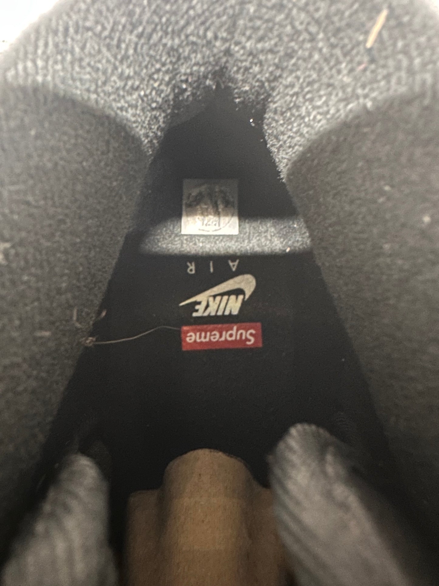 Nike Air Force 1 Mid Supreme Black Sz 11