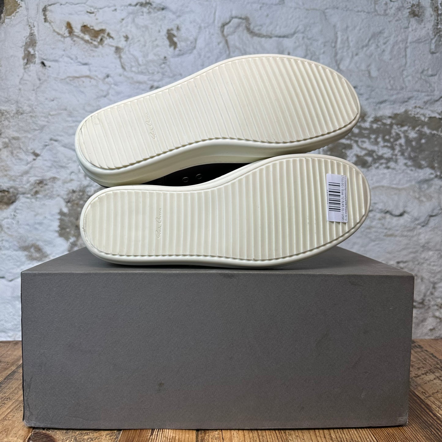 Rick Owens High Amethyst Milk Sneaker Sz 12.5 (45.5)