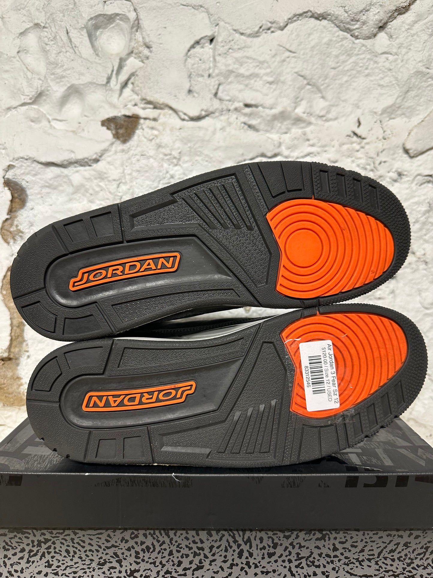 Air Jordan 3 Fear Sz 12