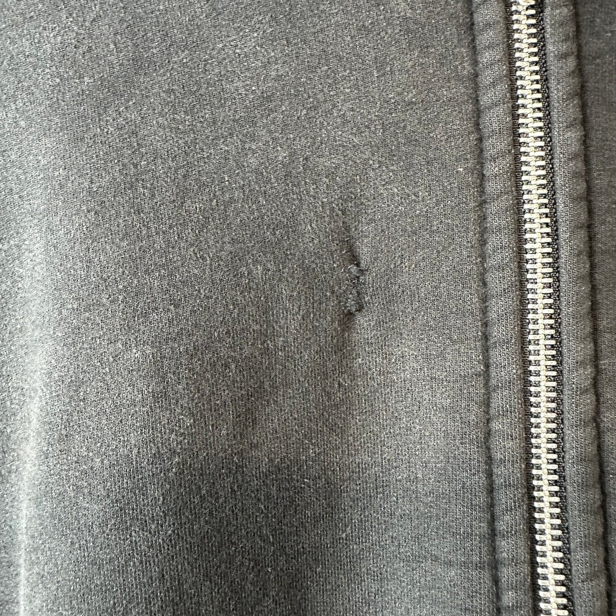 Chrome Hearts Aspen Black Thermal Zip Up Hoodie Sz S (Flawed)