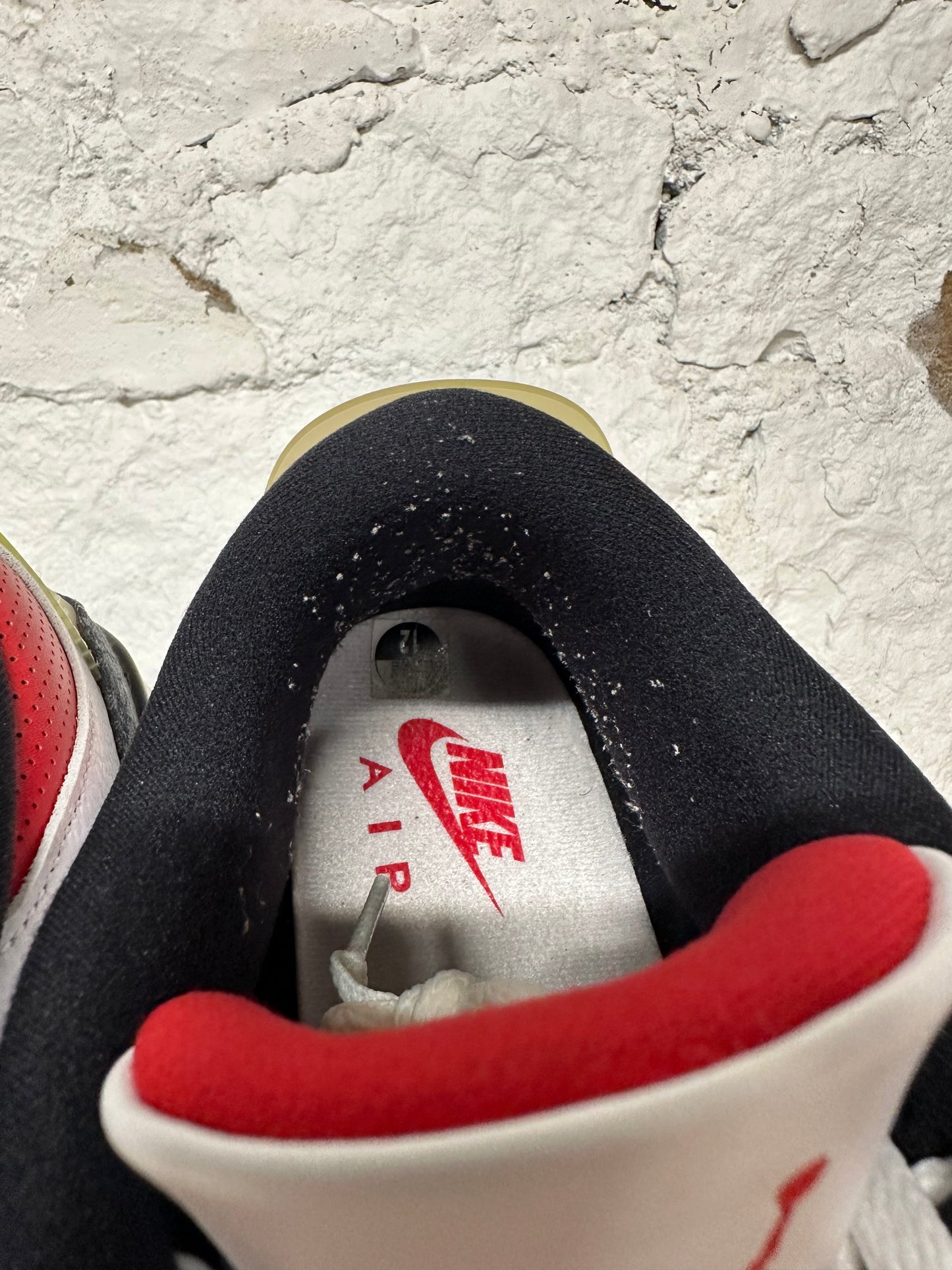 Air Jordan 3 Fire Red Denim Sz 12