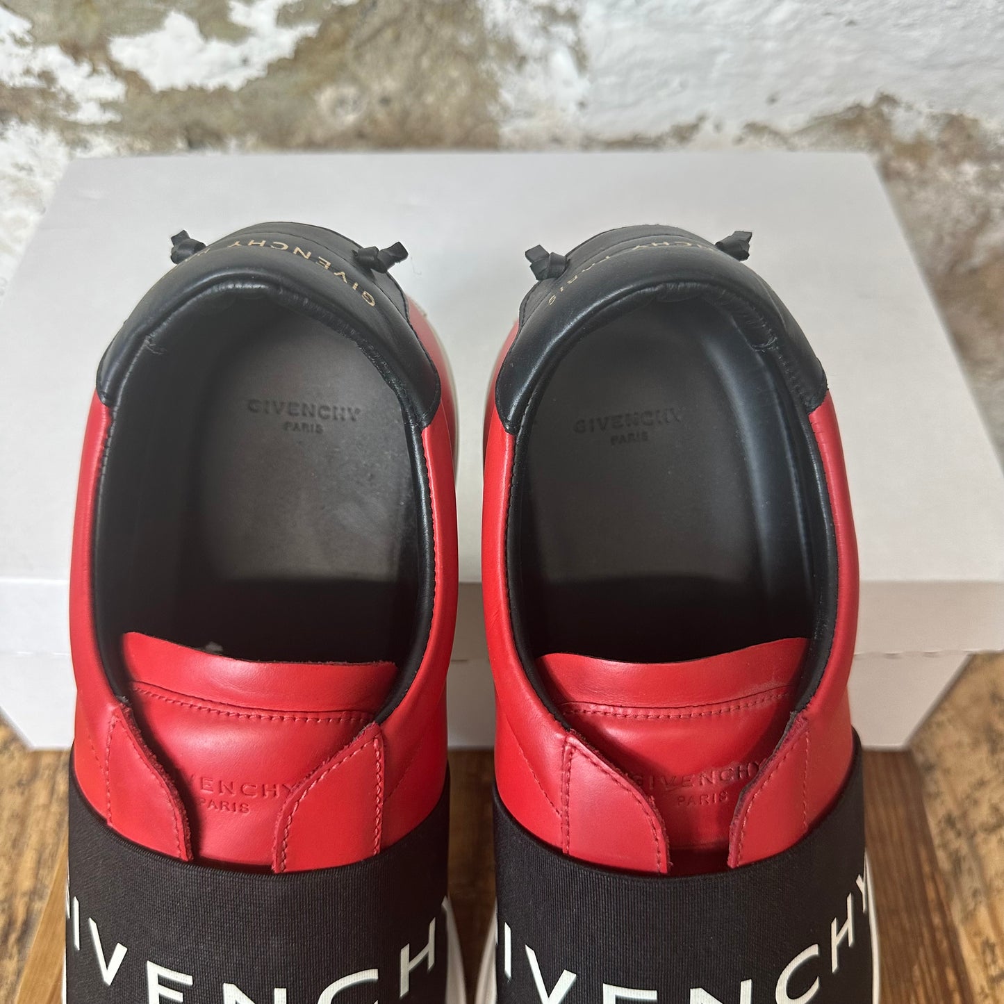 Givenchy Black Strap Red Sneaker Sz 11 (44)