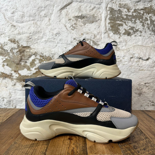 Dior B22 Brown Black Cream Sneaker Sz 9 (42)