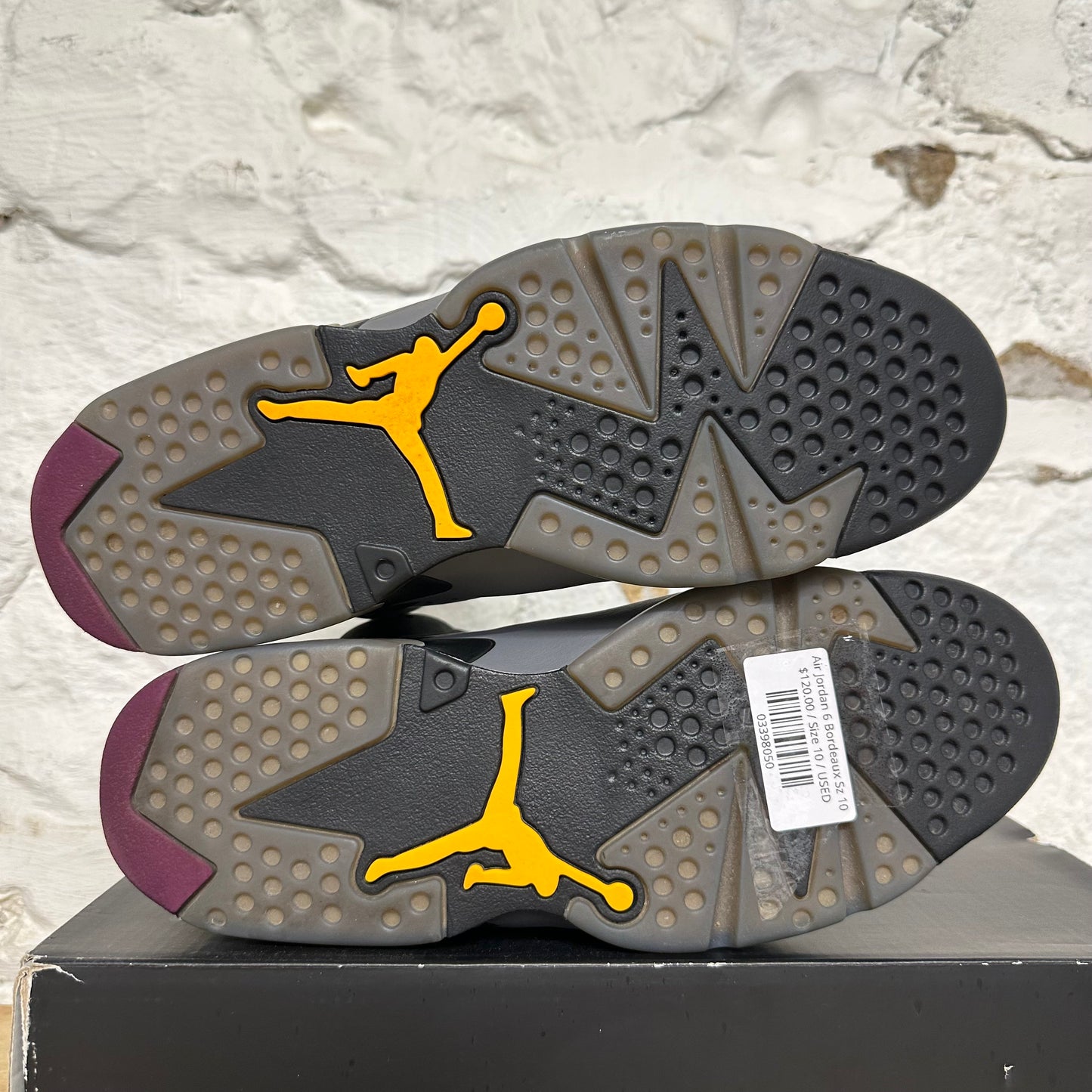 Air Jordan 6 Bordeaux Sz 10