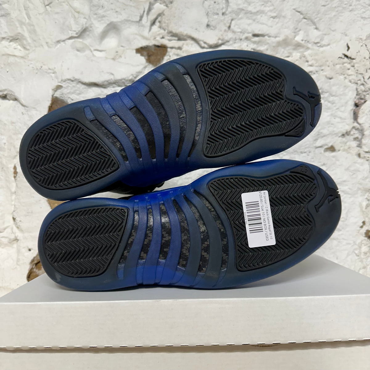 Air Jordan 12 Black Game Royal Sz 10