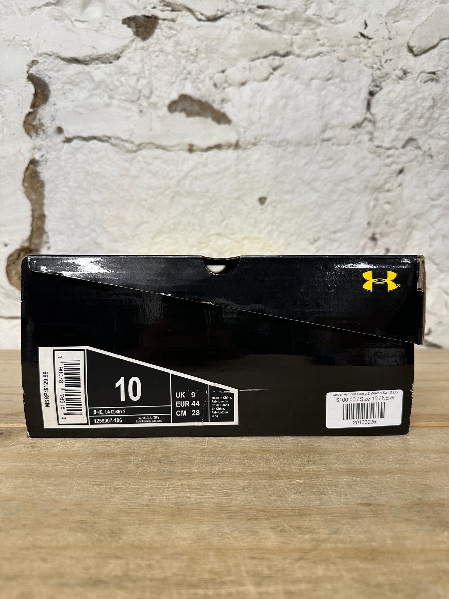 Under Armour Curry 2 Waves Sz 10 DS