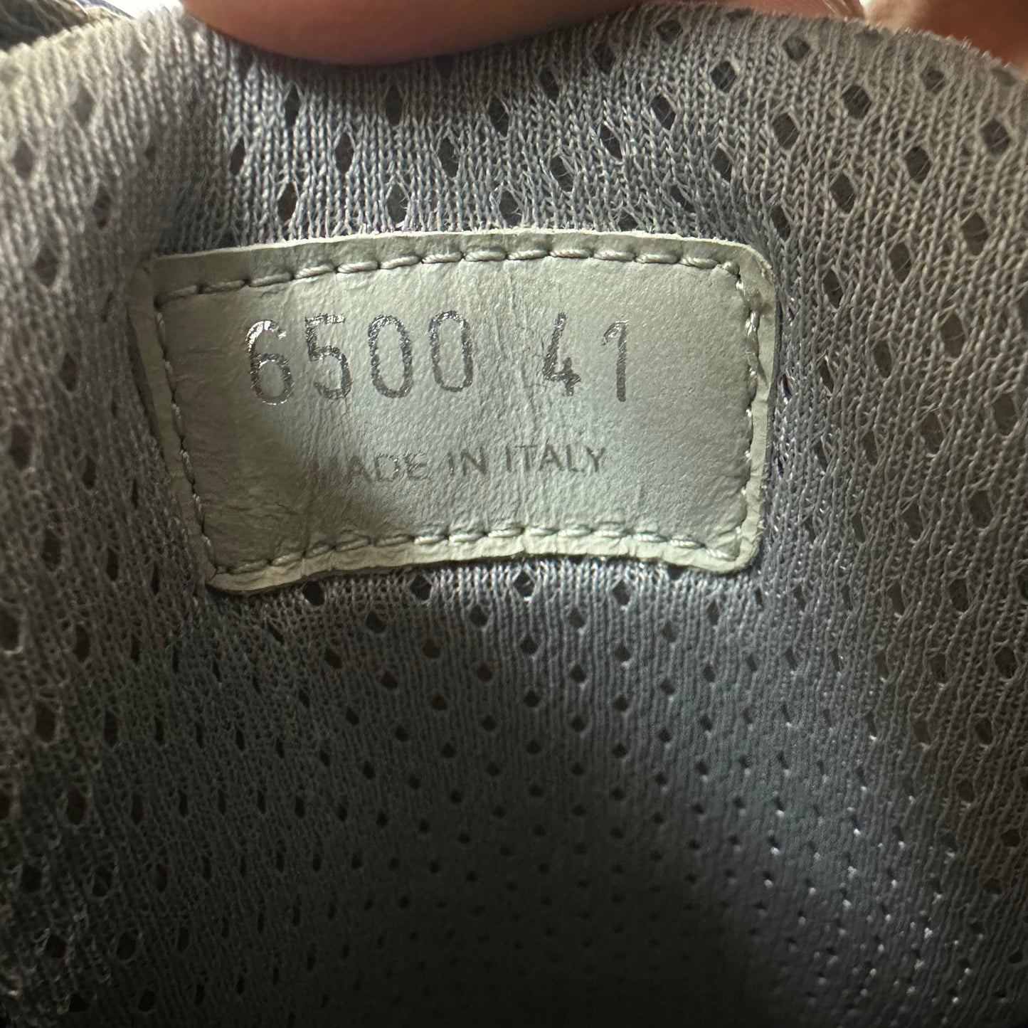 Prada Americas Cup Blue Rubber Sneaker Sz 8 (41)