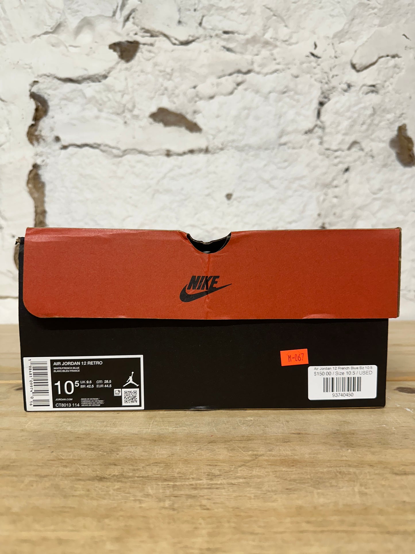 Air Jordan 12 French Blue Sz 10.5