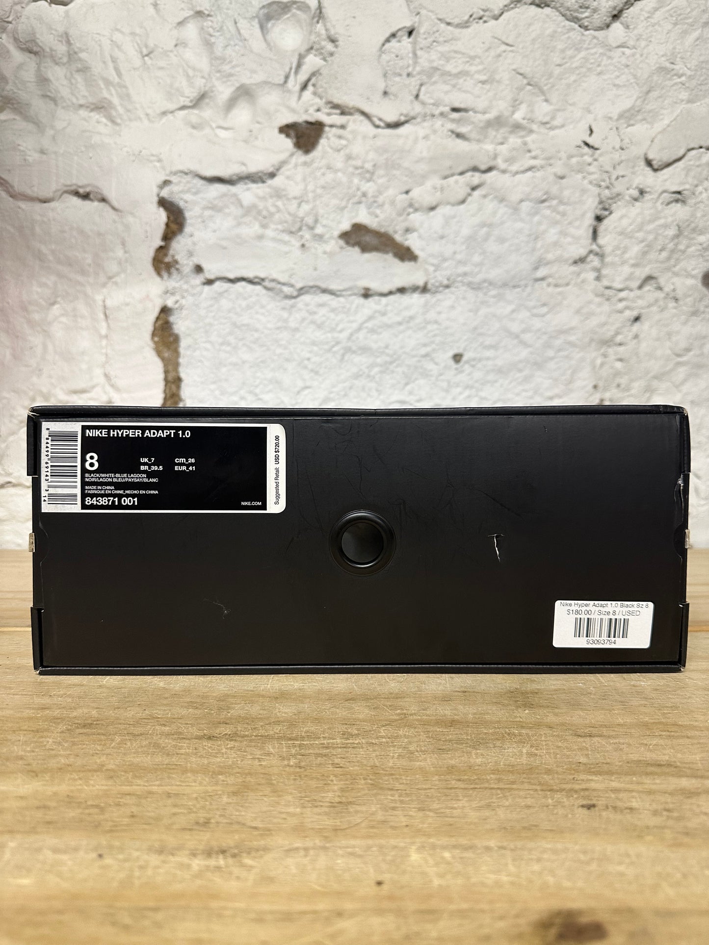 Nike Hyper Adapt 1.0 Black Sz 8