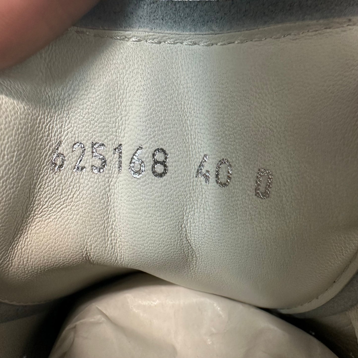 Alexander Mcqueen Iridescent Pink Tab White Sneaker Sz 7 (40)