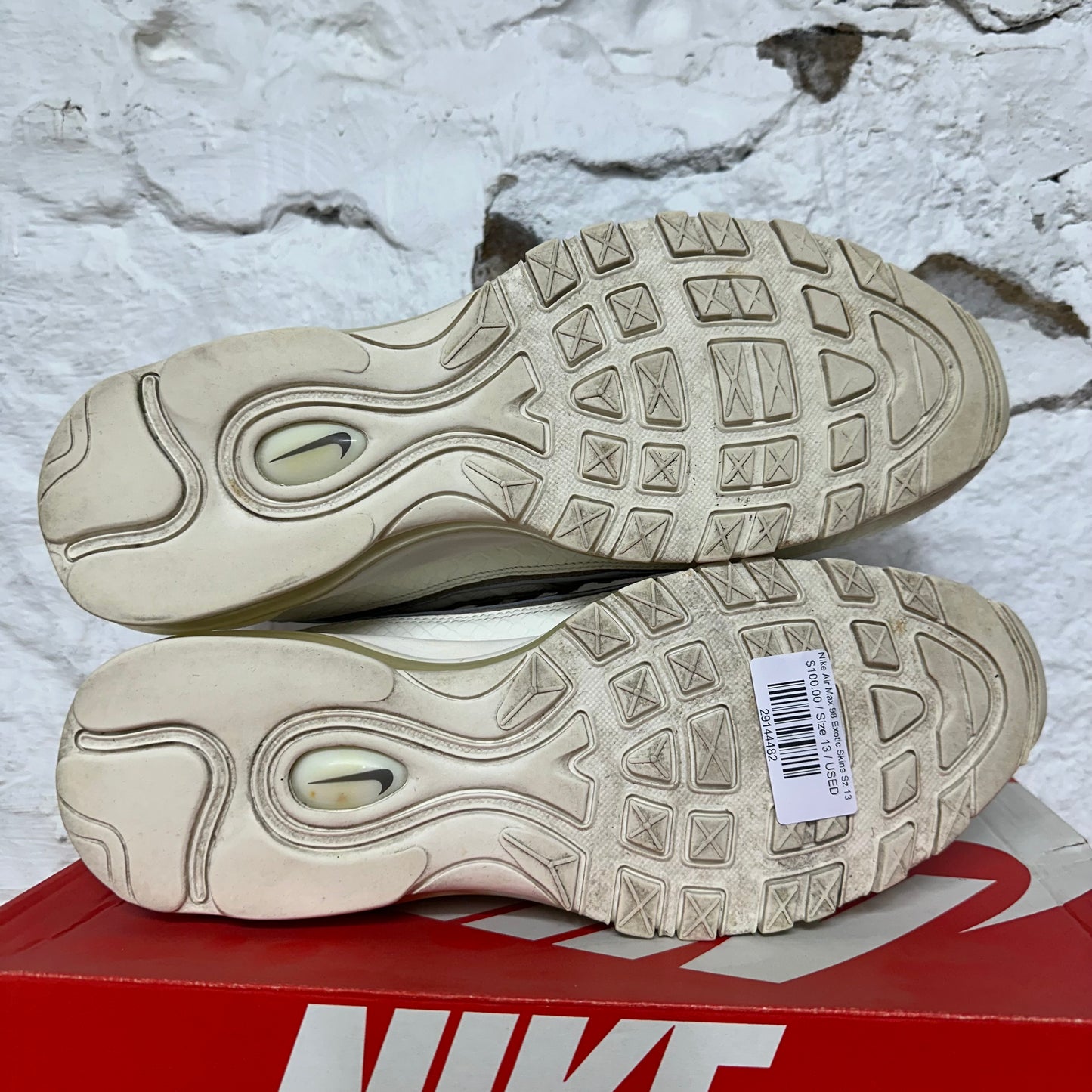 Nike Air Max 98 Exotic Skins Sz 13