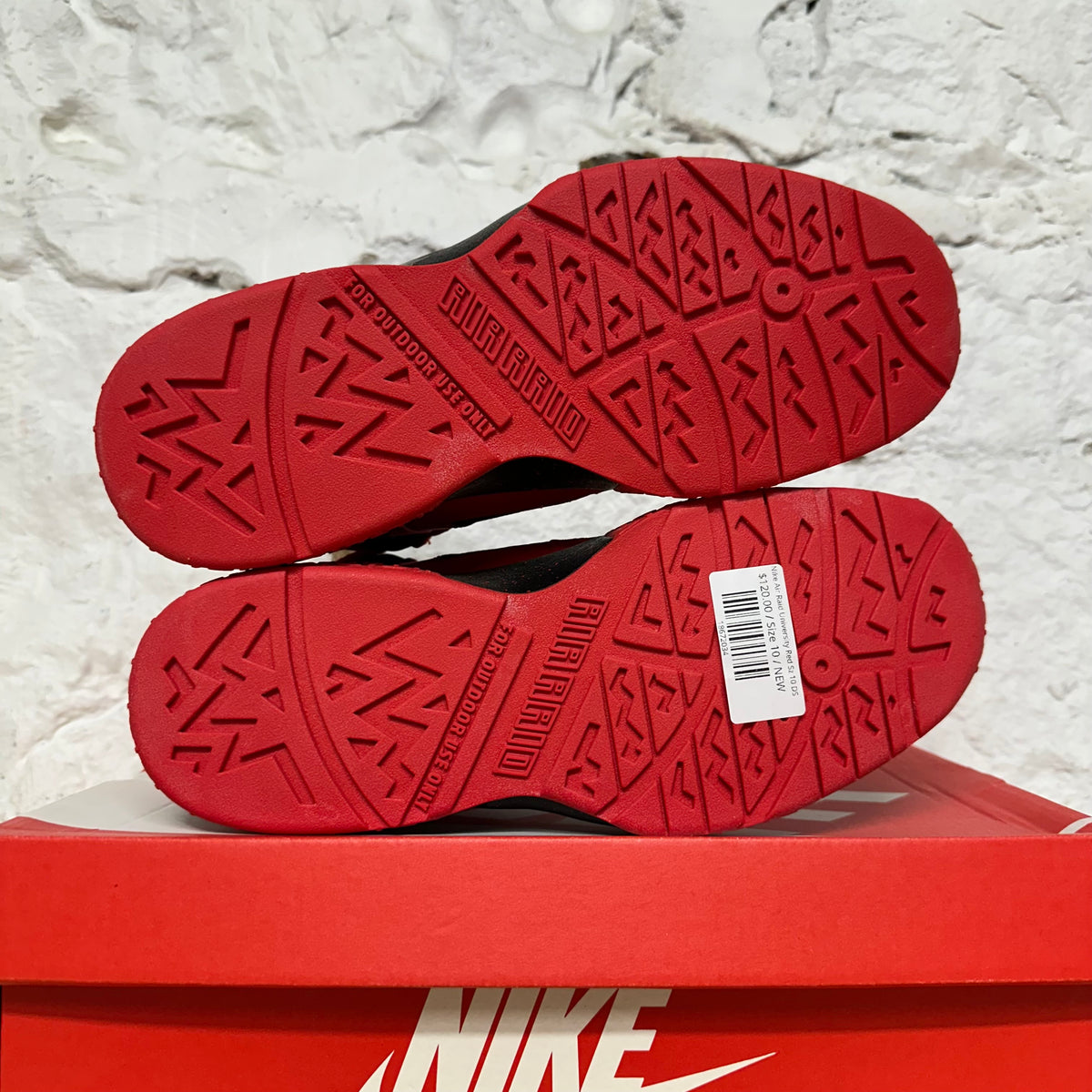 Nike Air Raid University Red Sz 10 DS