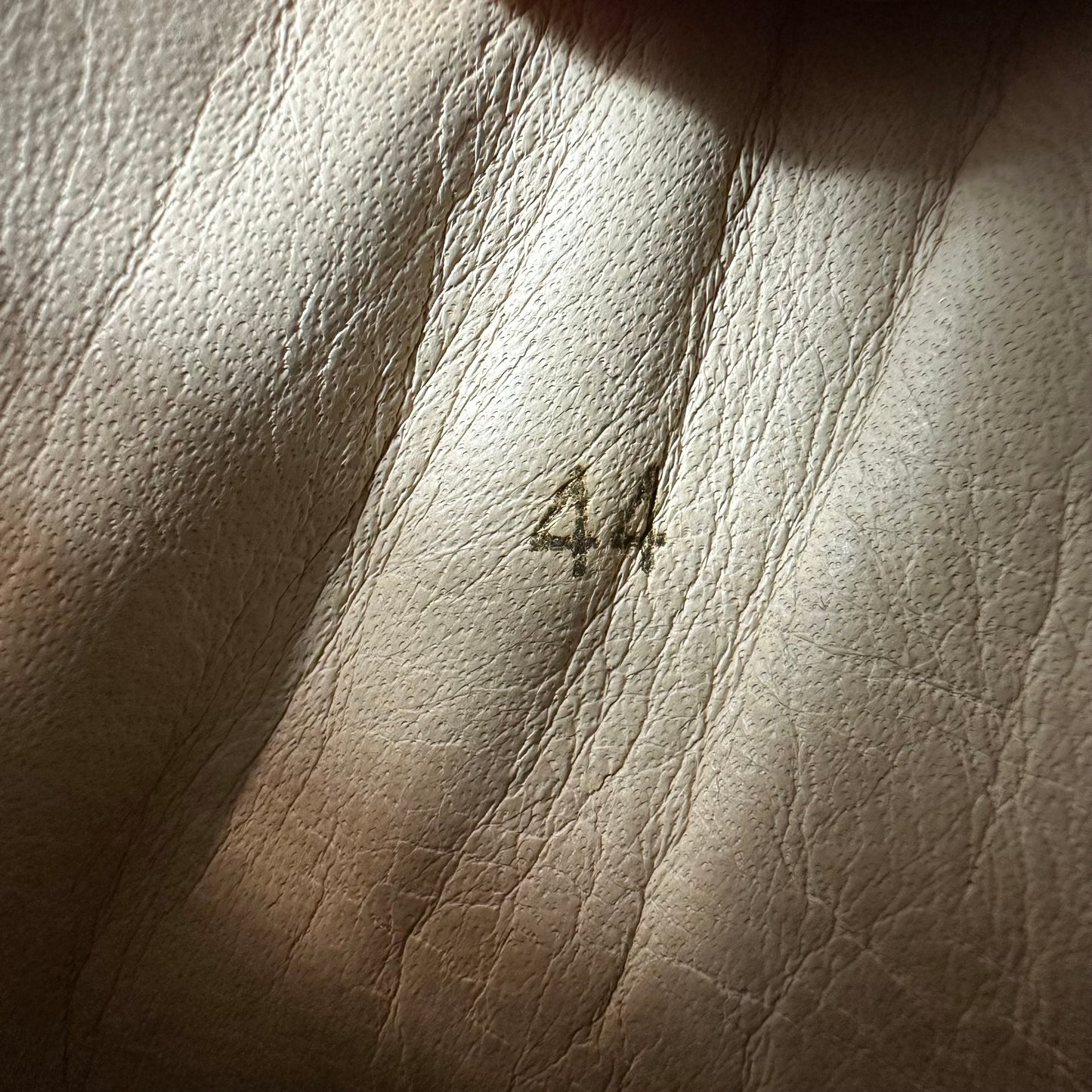 Christian Louboutin High Beige Leather Spike Sneaker Sz 11 (44)