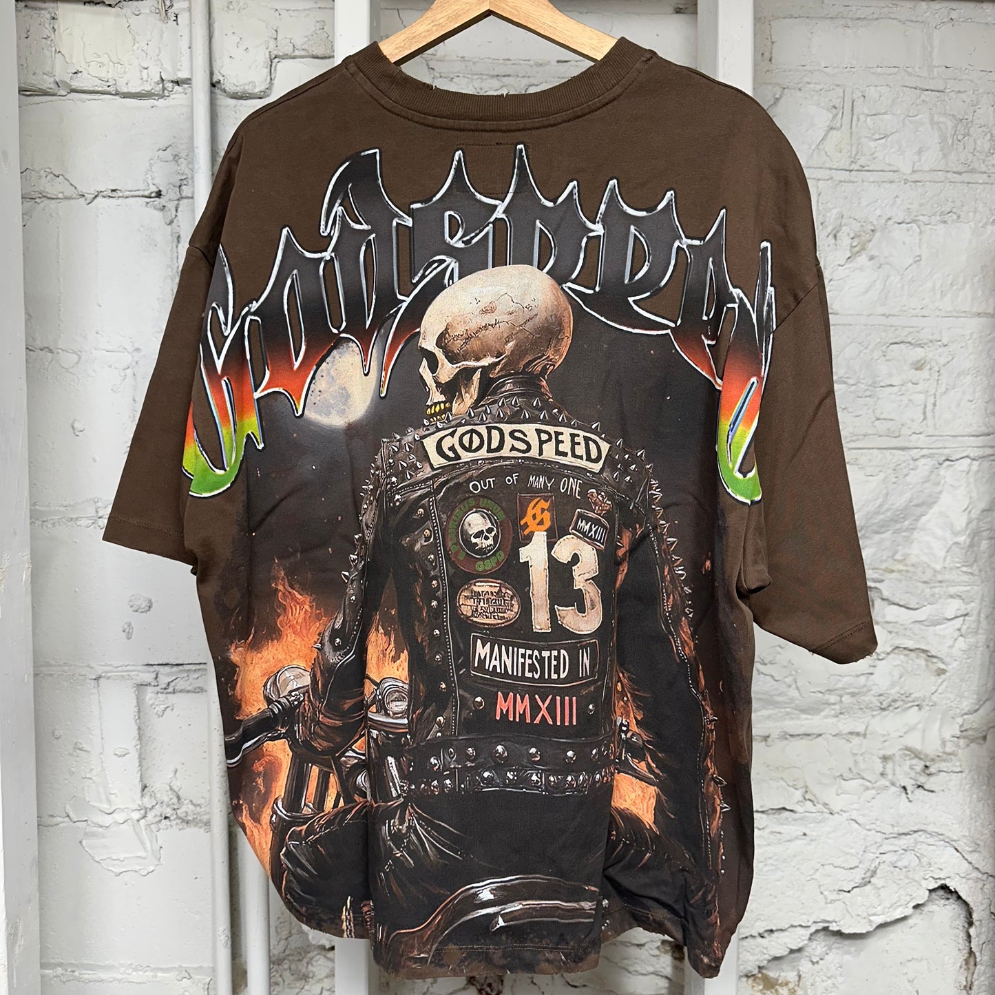 Godspeed Manifested Brown T-Shirt Sz M