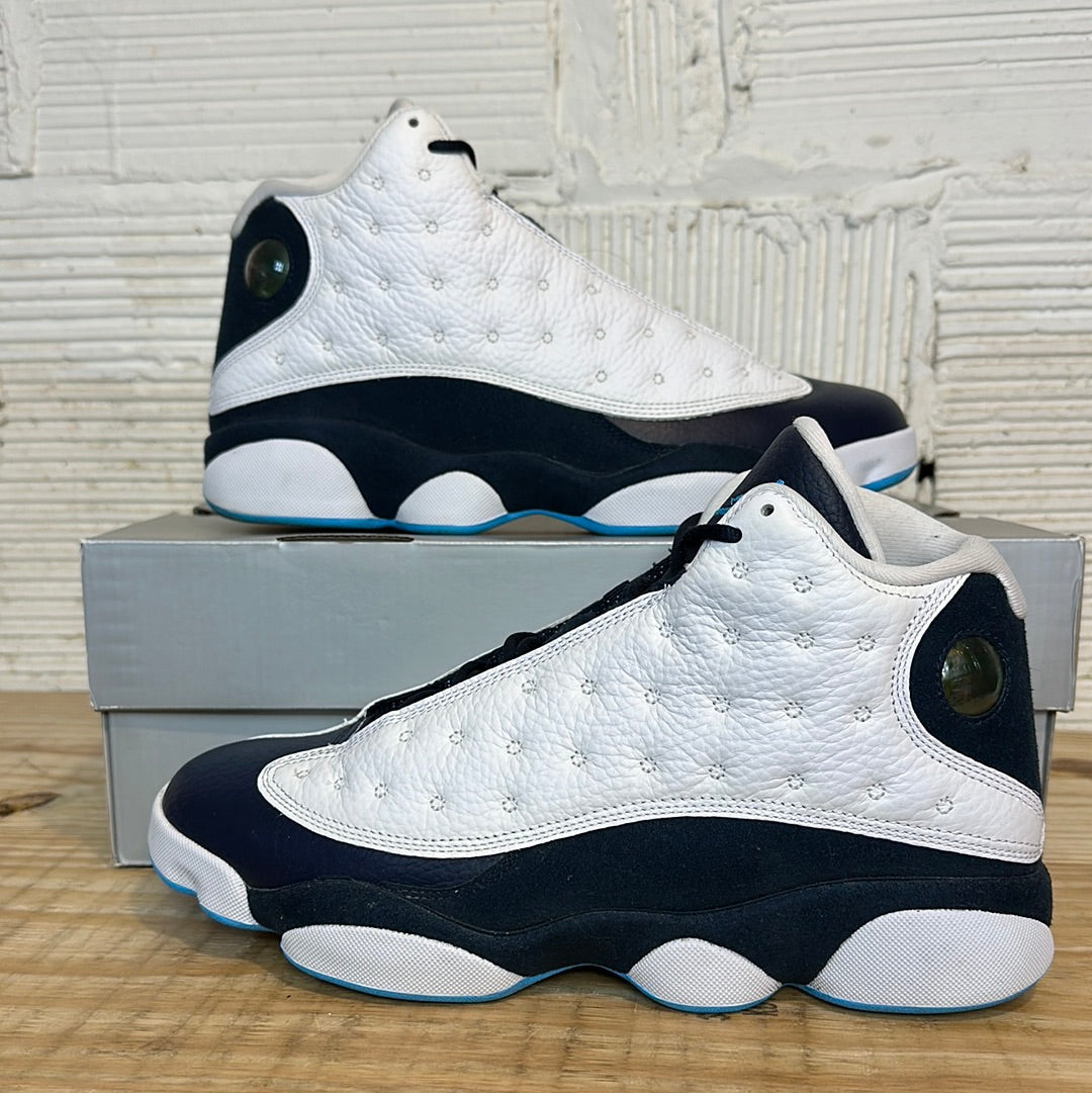 Air Jordan 13 Obsidian Powder Blue Sz 10