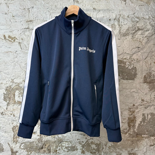 Palm Angels Navy White Track Jacket Sz S