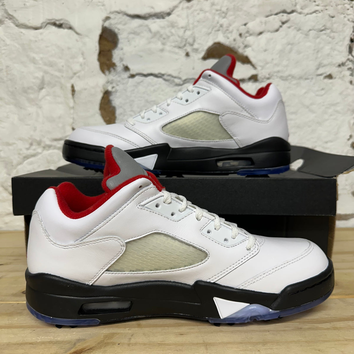 Air Jordan 5 Low Golf Fire Red Sz 10 DS