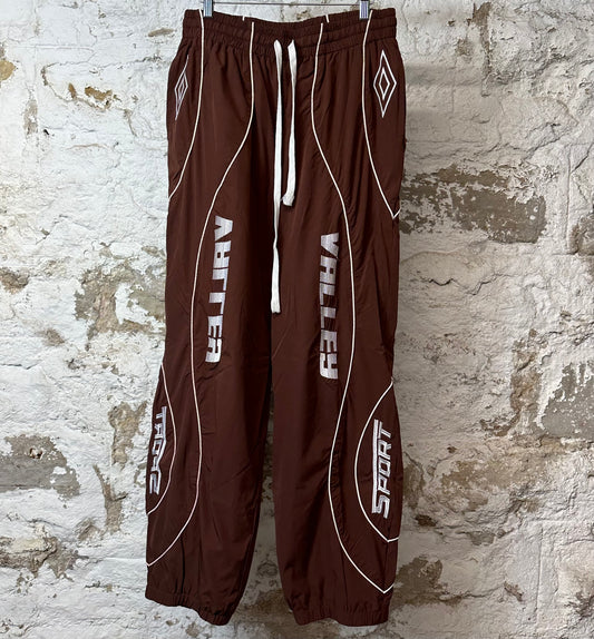 Vale Brown Track Pants Sz M
