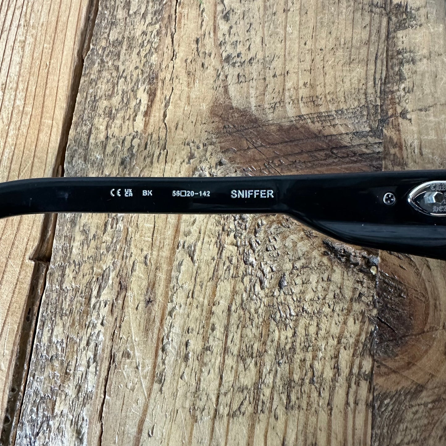 Chrome Hearts Sniffer Black Sunglasses