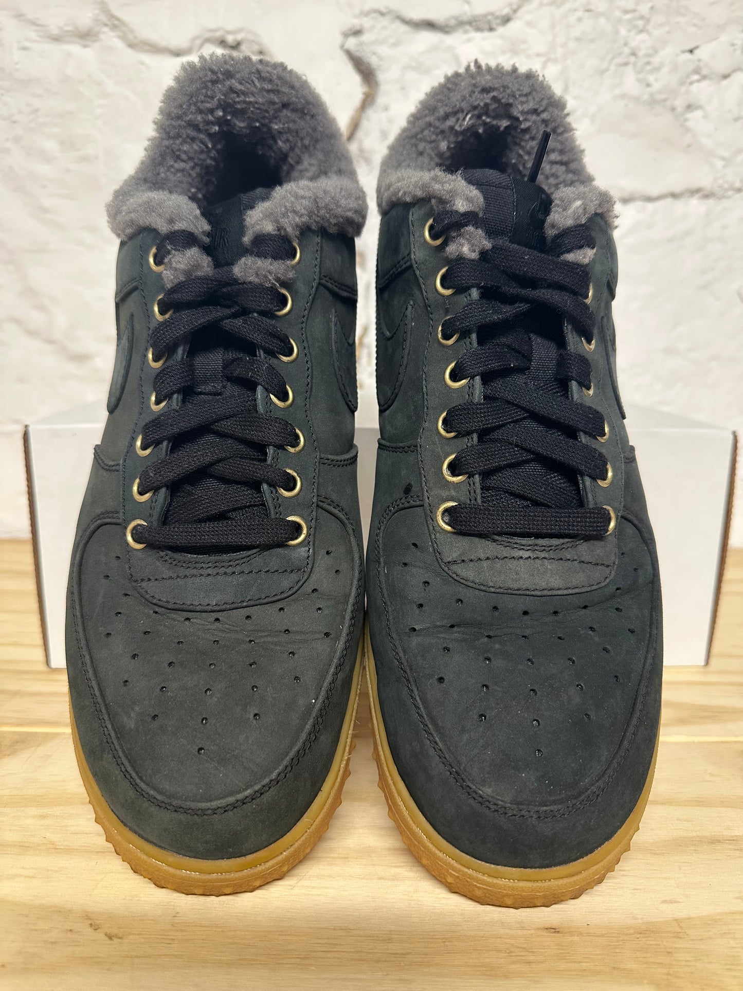 Nike Air Force 1 Low Winter Black Sz 11.5