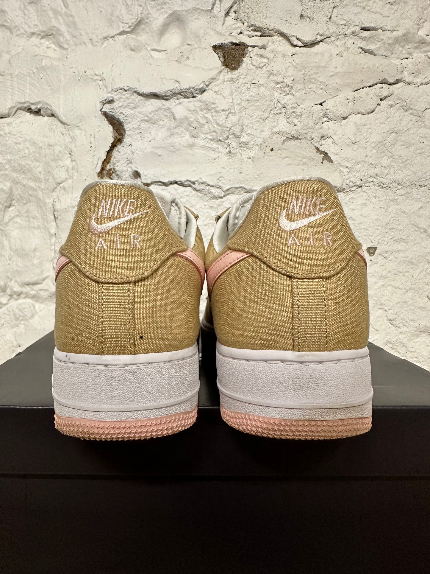 Nike Air Force 1 Low Linen Canvas Sz 11