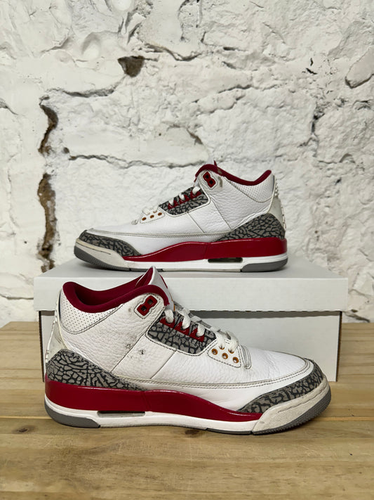 Air Jordan 3 Cardinal Sz 8